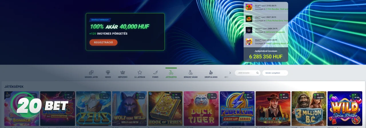 20Bet Mobil fogadások