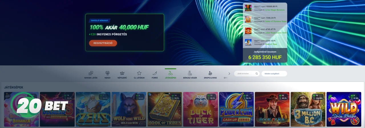 20Bet Online fogadóiroda 20Bet Online fogadóiroda